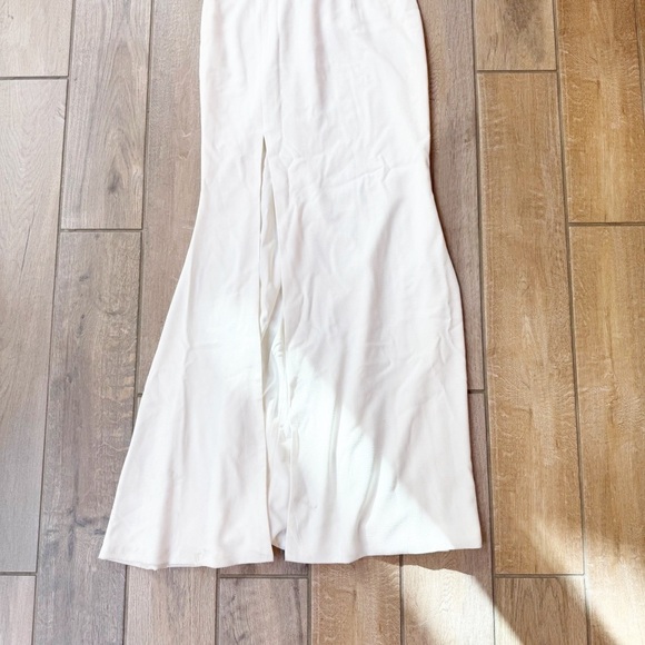 NEW Dress The Population Maxi Dress Formal Bridal Wedding Off White Small - Picture 10 of 13